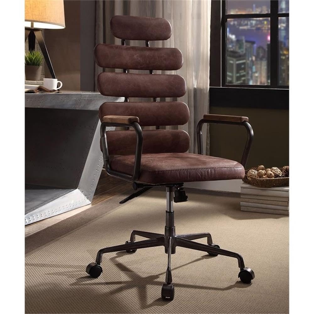 Amazon.com: Acme Calan Executive Office Chair, Vintage Whiskey Top